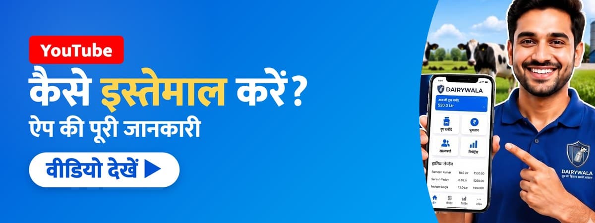 Video, in Hindi: how to use the Dairywala app, from start to finish